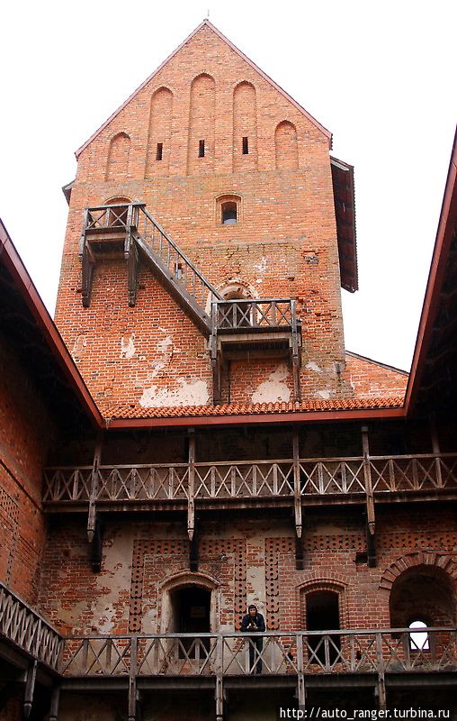 Внутренний дворик замка. Вильнюс, Литва