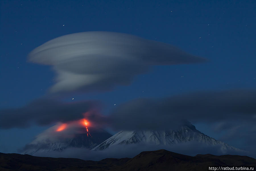 Извержение вулкана  Ключевская сопка. Три года спустя. Ключевская Сопка (вулкан 4835м), Россия