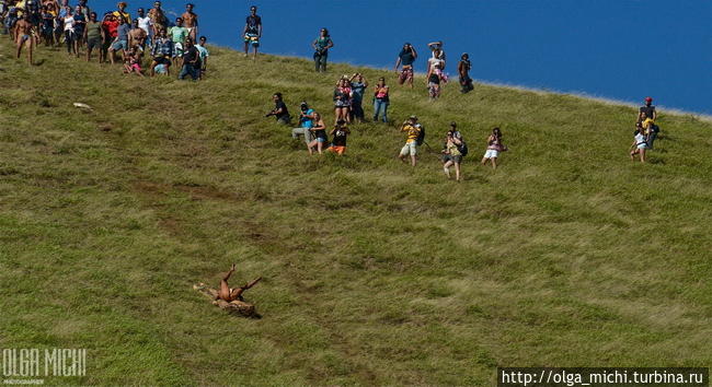 Фестиваль «Тапати — Рапа Нуи» — скоростной спуск на санях Остров Пасхи, Чили