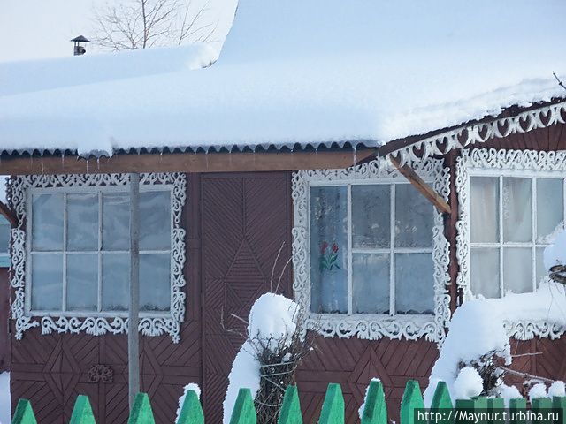 Город белого снега Долинск, Россия