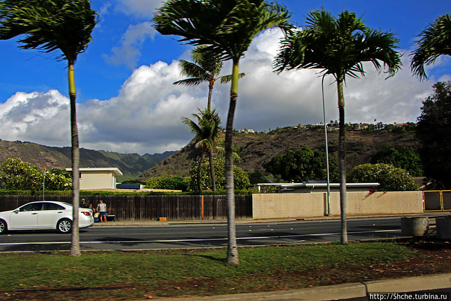Остров Оаху, начинаем объезд. Первые гавайские картинки Хавайи-Кай, CША