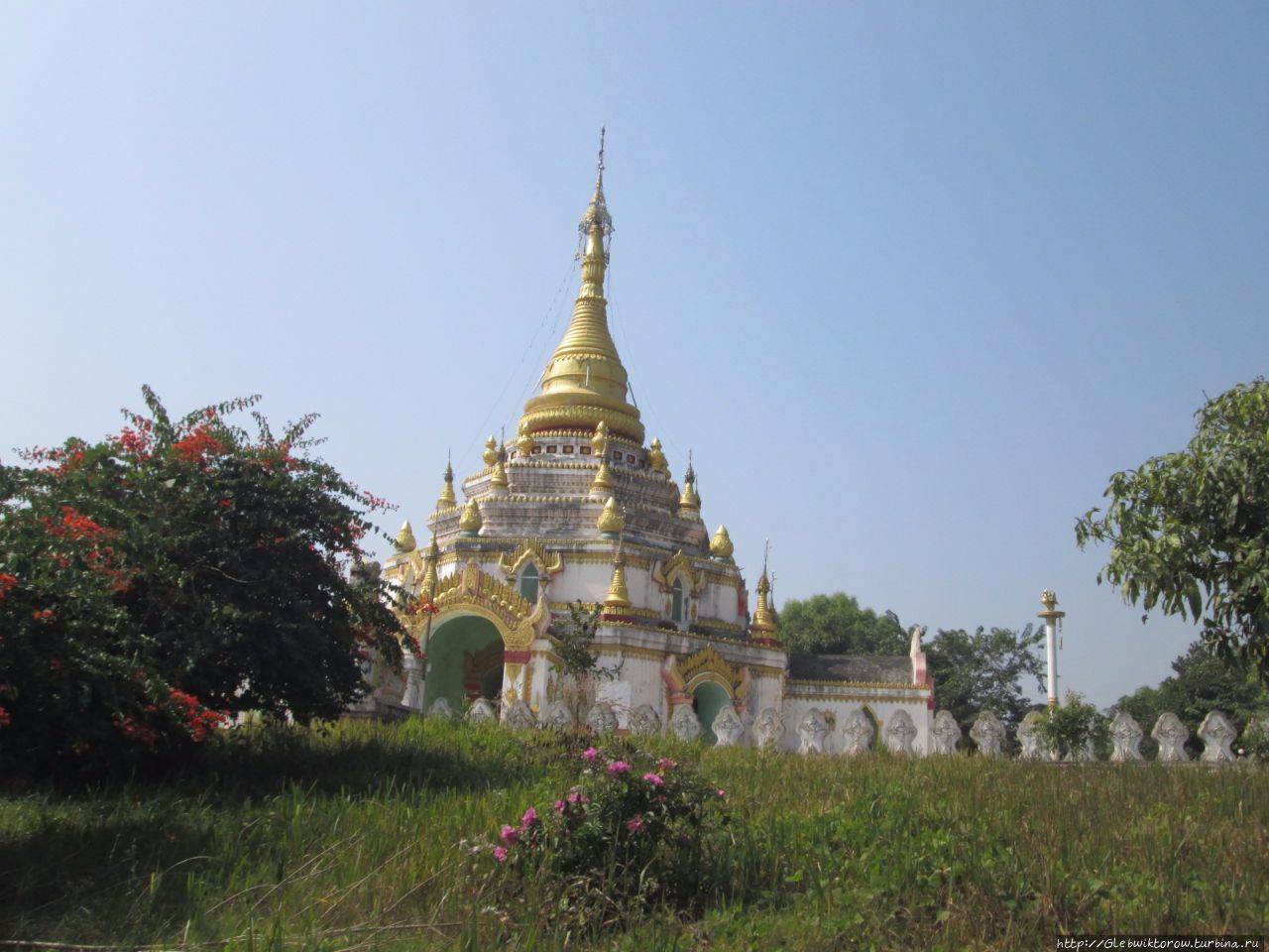 Прогулка к пагоде с глобусом Сипо, Мьянма