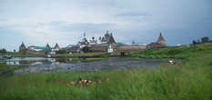 панорама монастыря с Сельдянного мыса