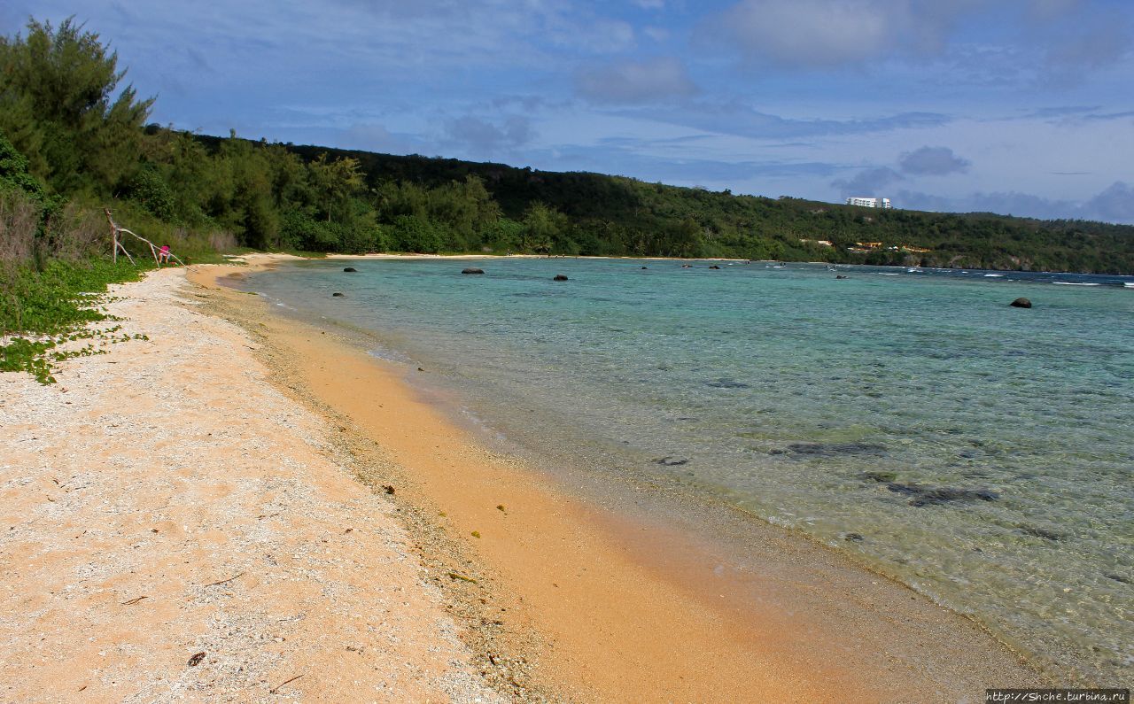 Залив Лаулау Лаулау-Бей, остров Сайпан, Марианские острова