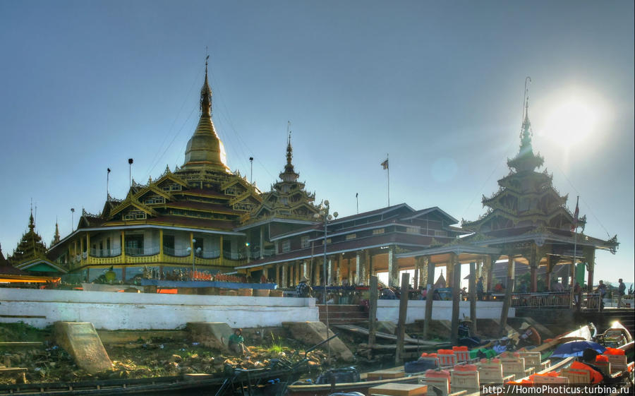 пагода Пхаунг До У Озеро Инле, Мьянма пагода Пхаунг До У Озеро Инле, Мьянма