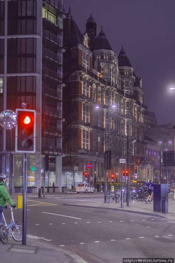 Вечерний Лондон Лондон, Великобритания Вечерний Лондон Лондон, Великобритания