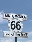 Конец матери-дороги на пирсе Санта Моники.