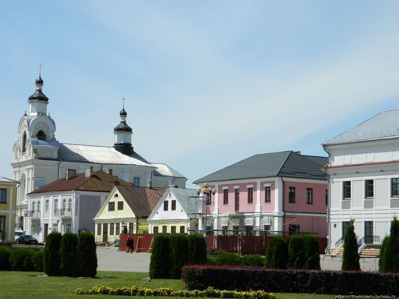 Площадь Ленина, центральная площадь города Навагрудак, Беларусь
