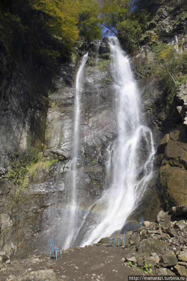 Водопад Махунцети Батуми, Грузия