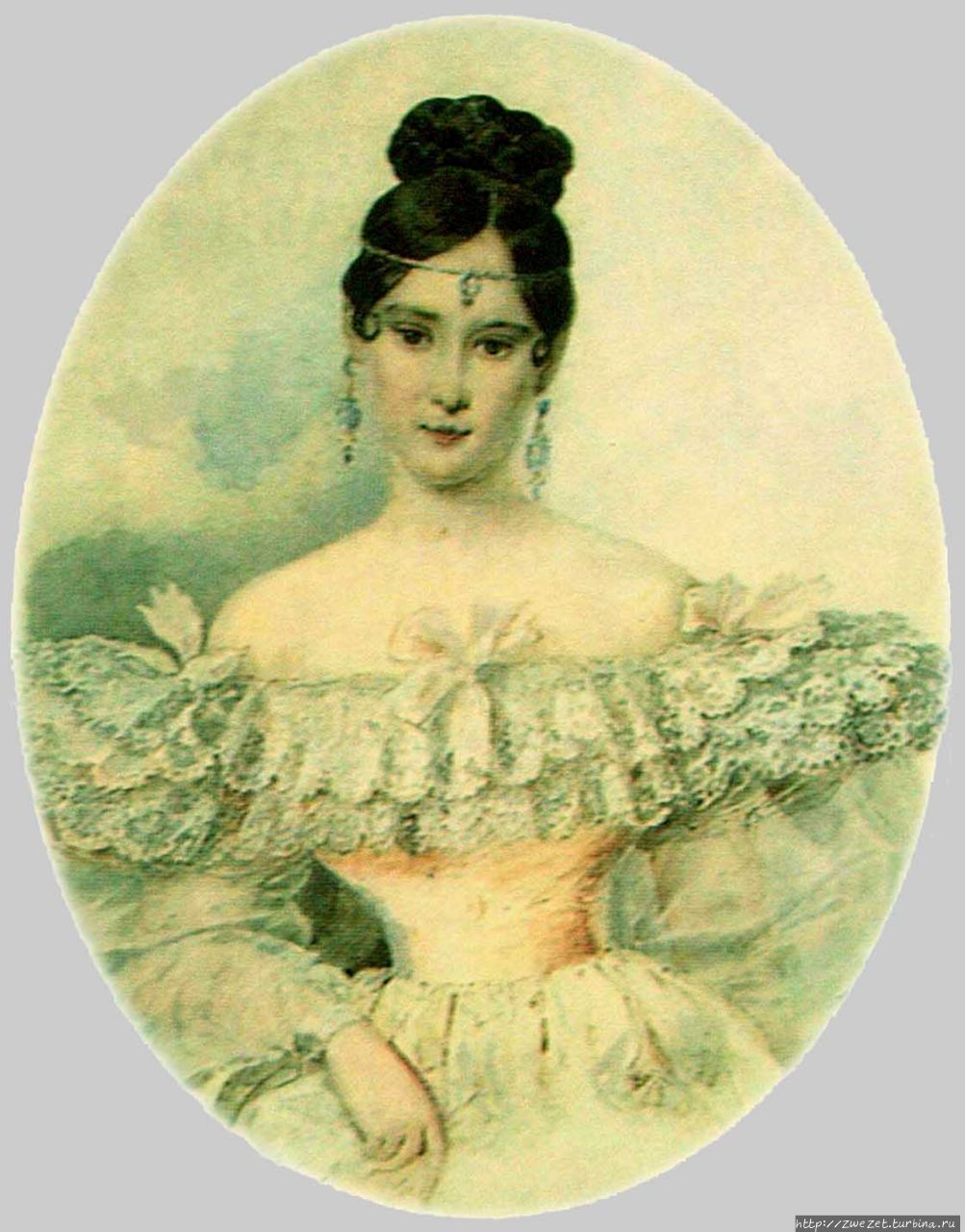Таковы были стандарты женской красоты в середине XIX века (фото из интернета) Санкт-Петербург, Россия