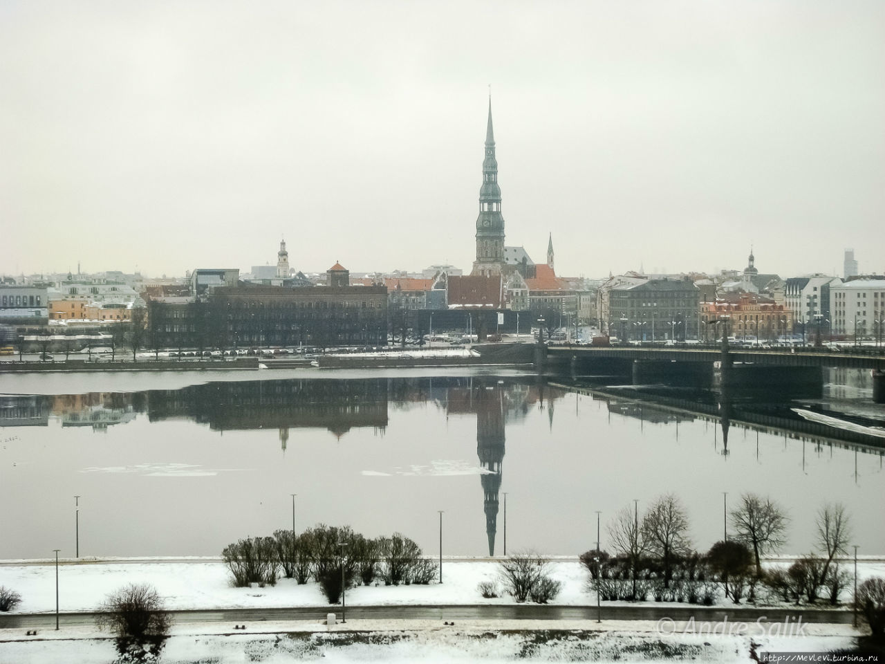 Рига в январе Рига, Латвия