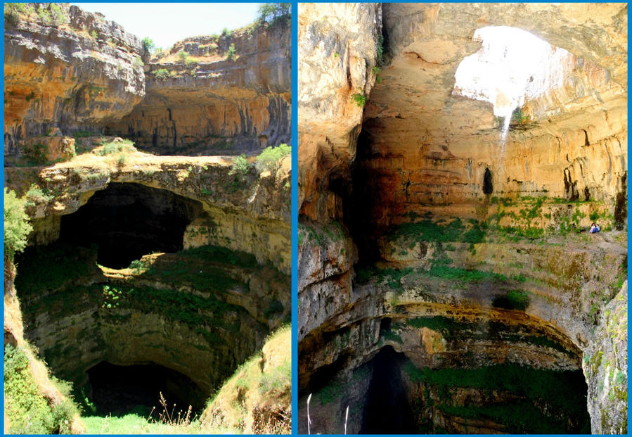 Глотка Баатары — природное чудо Ливана Баатара ущелье и водопад, Ливан