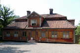 В этом доме жил и работал основатель Скансена Артур Хазелиус
