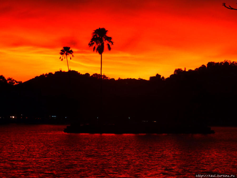 Тот же закат, краски ярче Калутара, Шри-Ланка