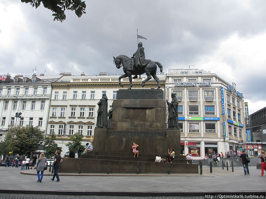 Памятник Святому Вацлаву Прага, Чехия