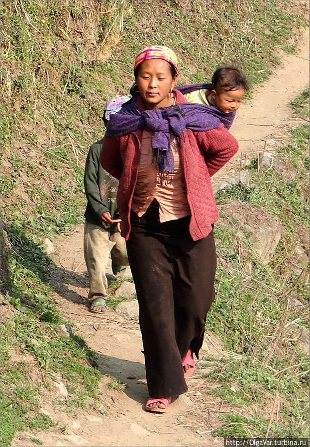 Селянка Лангтанг, Непал