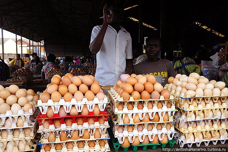Яйца. Кигали, Руанда