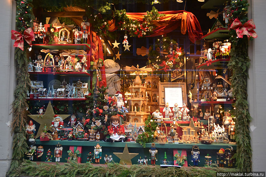 Рождество в городе Рождества Ротенбург-на-Таубере, Германия