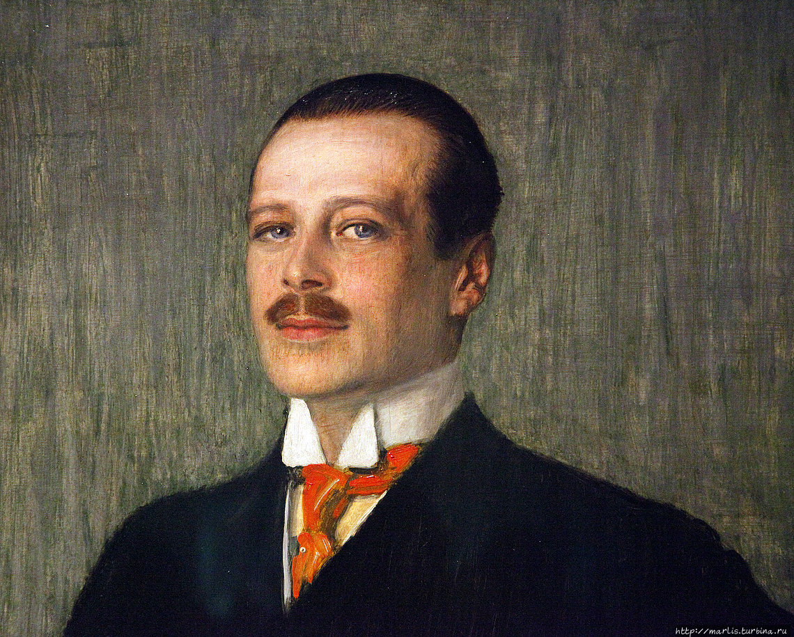 Великий герцог Эрнст Людвиг Гессенский (25 ноября 1868 — 9 октября 1937). Портрет работы Штука. (фото из Интернета) Дармштадт, Германия