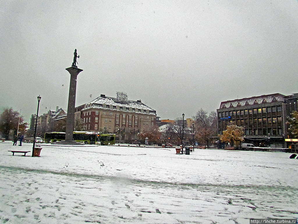 Тронхейм Норвегия зимой