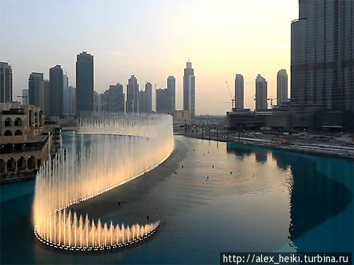 Поющие фонтаны Дубай, ОАЭ