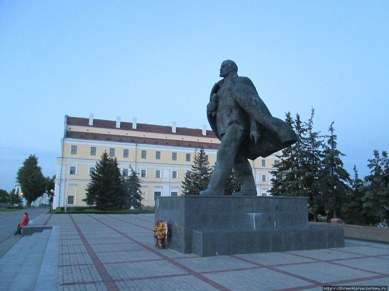 Памятник В.И. Ленину Пинск, Беларусь