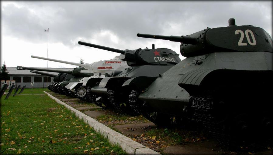 Они сражались за Родину или самый большой музей танка Кубинка, Россия