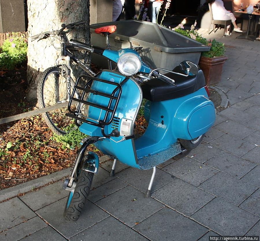 И Пьяджио — самые распространенные мотороллеры в Мюнхене И Пьяджио — самые распространенные мотороллеры в Мюнхене