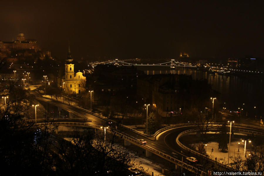 Ночной Будапешт Будапешт, Венгрия