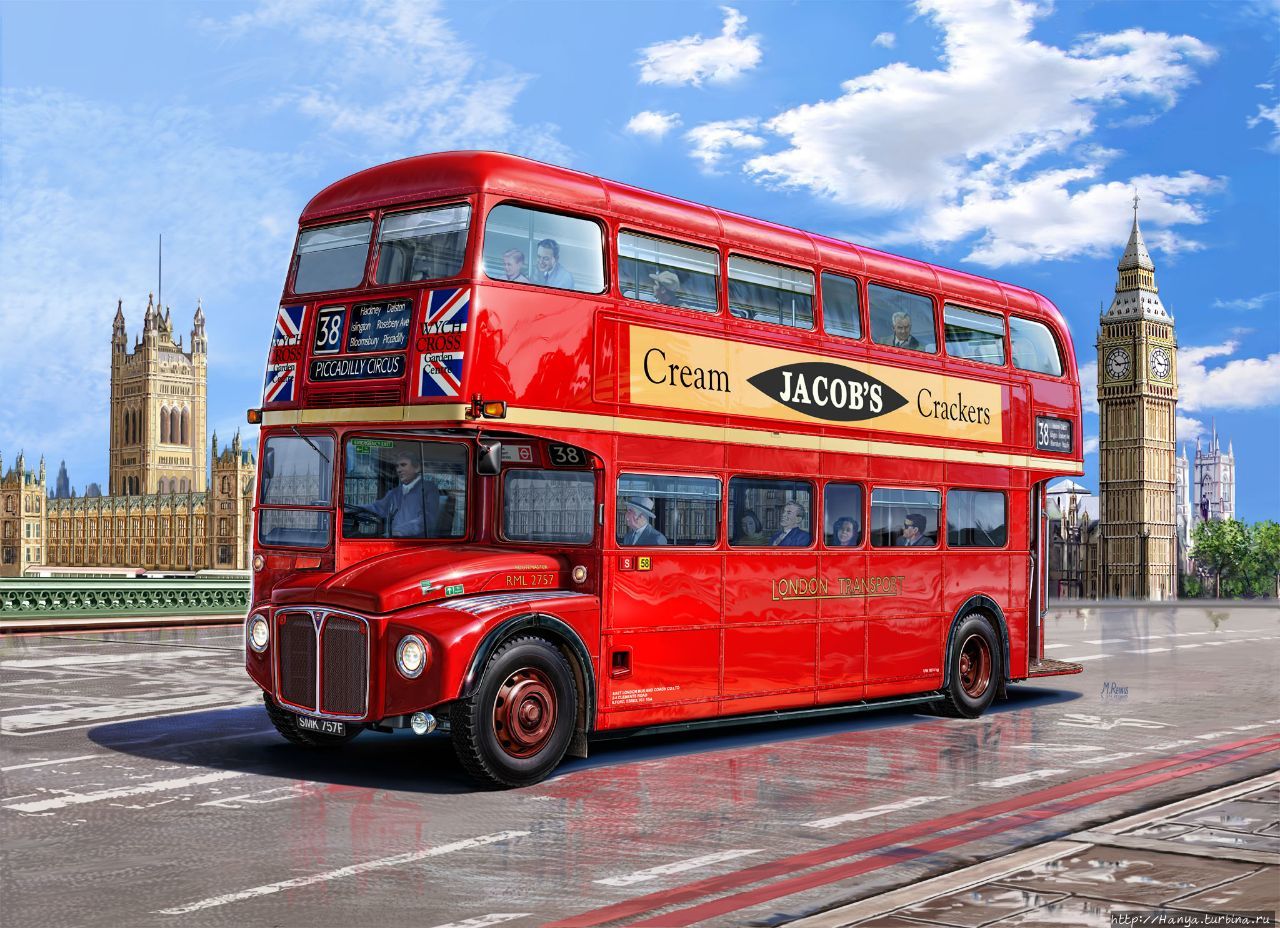 Красный даблдекер — символ Лондона. Фото из интернета Лондон, Великобритания