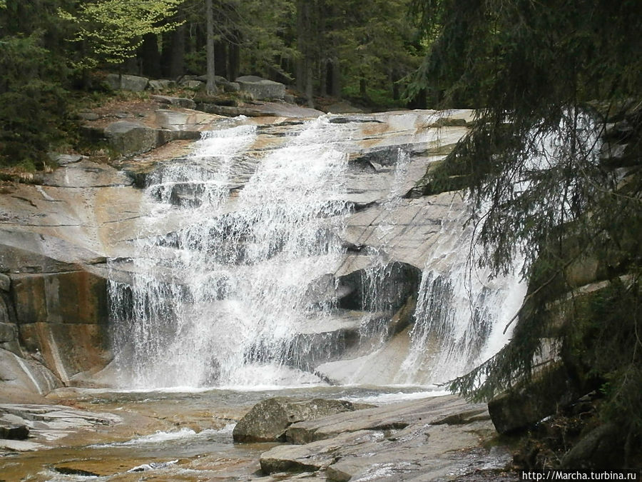 Мумлавские водопады Яблонец-над-Нисой, Чехия