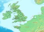 Карта 500 года с Британией и Бретанью (Из Интернета)