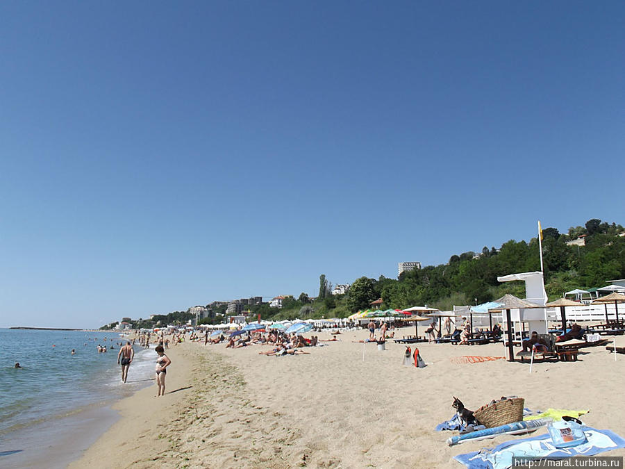Пляж Кабакум Золотые Пески, Болгария