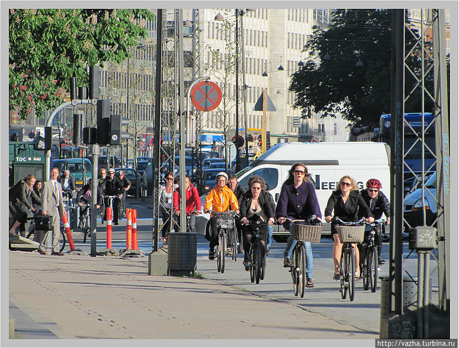 Велосипедисты Копенгаген, Дания