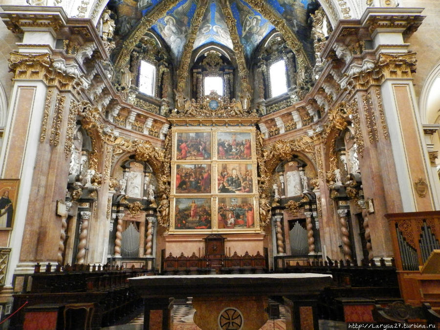 Главный алтарь собора Валенсия, Испания