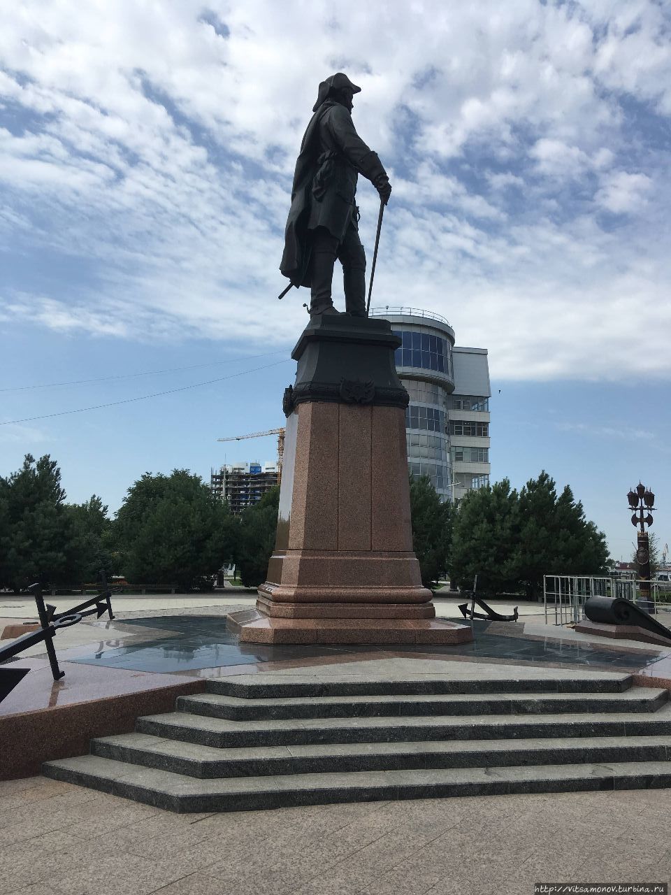 Памятник Петру I Астрахань, Россия