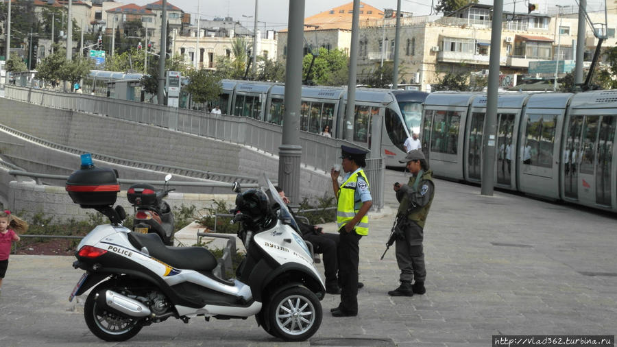 Полиция и военные в Иерусалиме. Иерусалим, Израиль