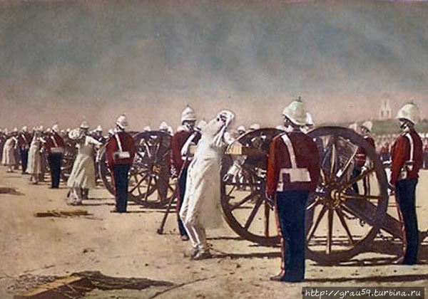 Картина В.Верещагина «Подавление индийского восстания британцами», 1884 (фото из Интернета) Индия