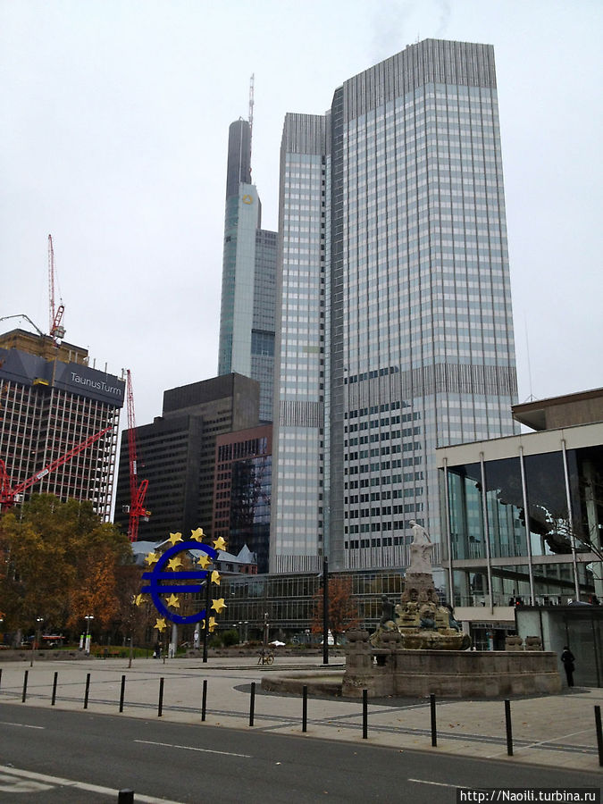 Здание Евросоюза Франкфурт-на-Майне, Германия