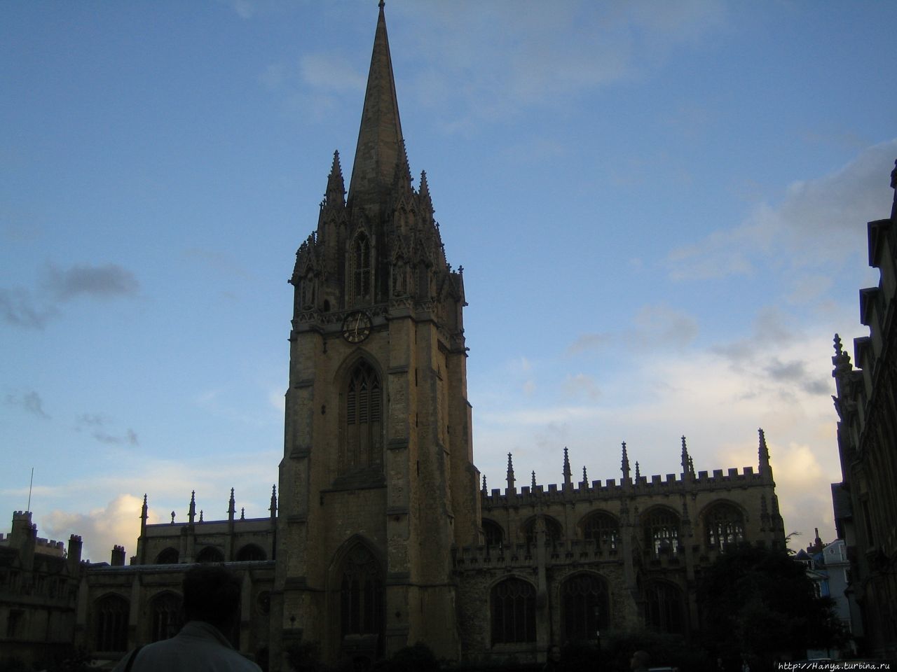 Церковь Св. Девы Марии в Оксфорде. Башня Оксфорд, Великобритания