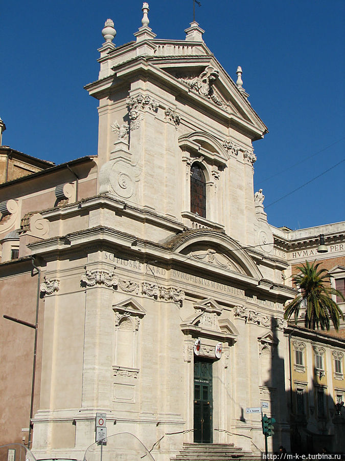 Церковь Санта-Мария-делла-Витториа Рим, Италия