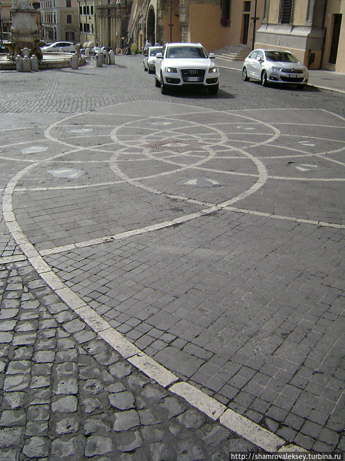 Рисунок брусчатки на площади Тарквиния, Италия Рисунок брусчатки на площади Тарквиния, Италия