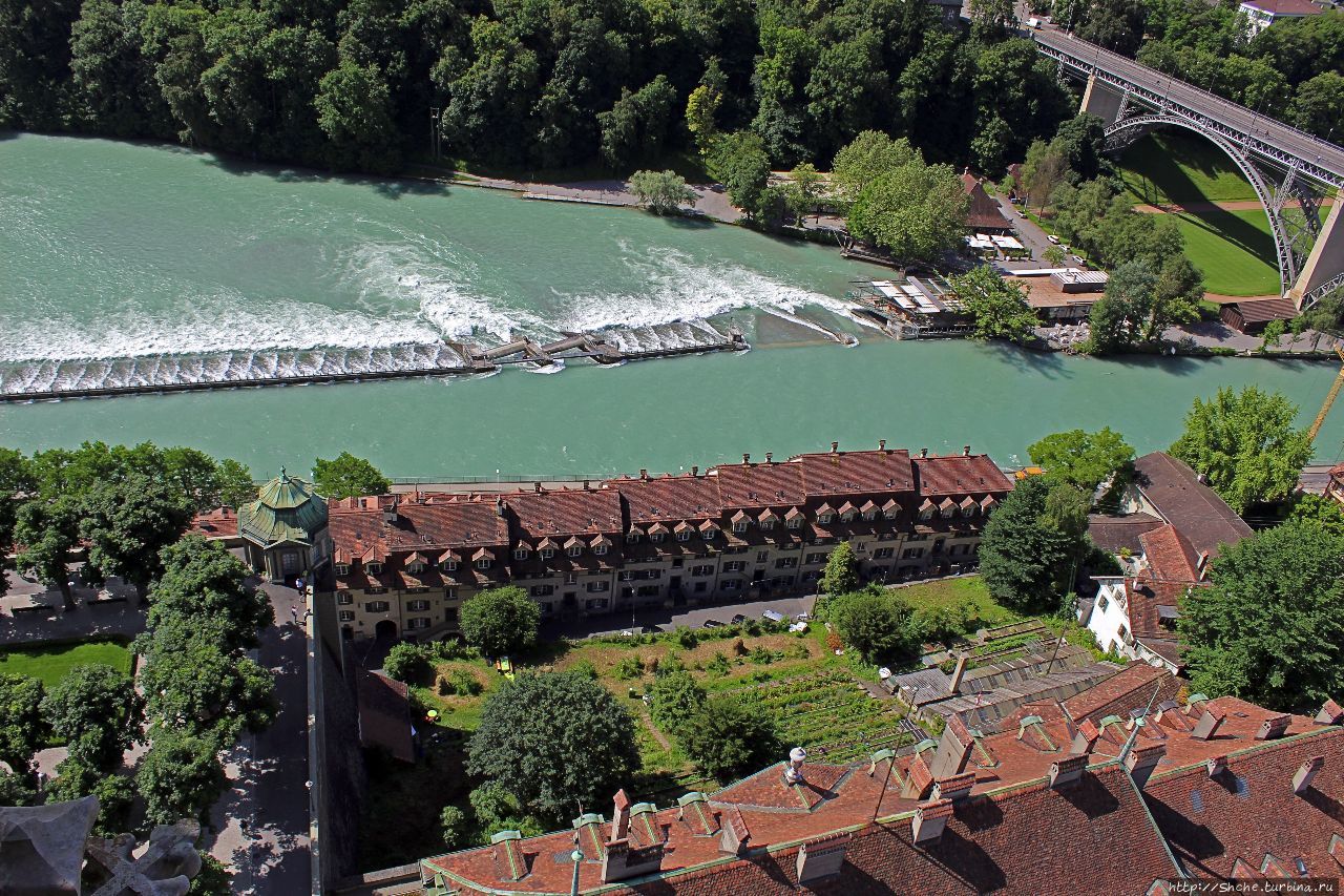 Верхняя смотровая площадка башни собора Берн, Швейцария