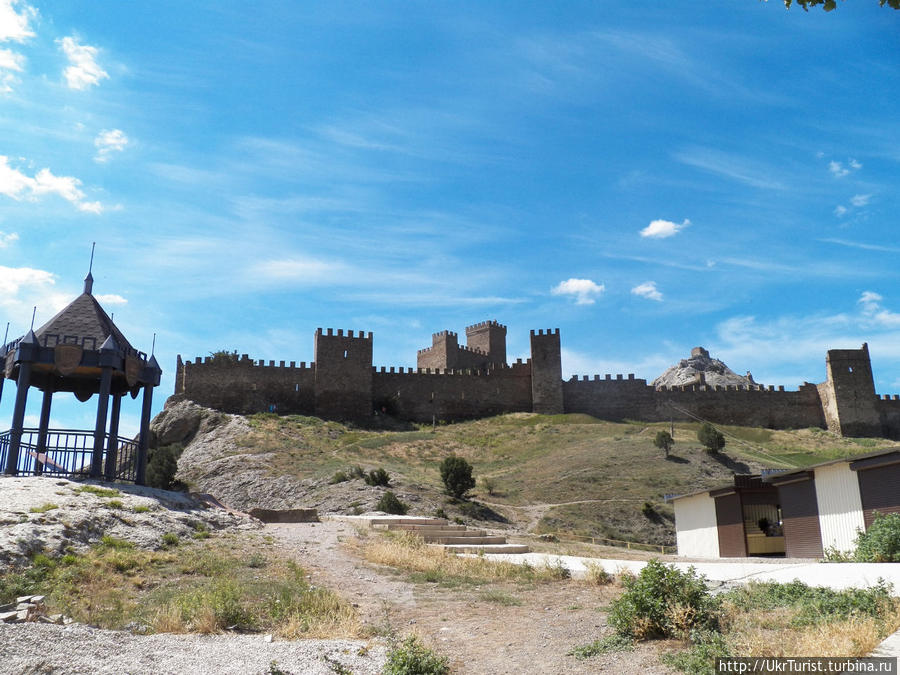 Наиболее сохранившияся средневековая крепость Крыма Судак, Россия
