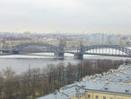 Большеохтинский мост в С-Петербурге