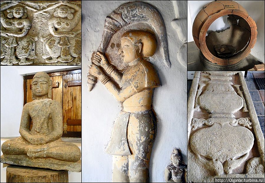 *Экспонаты музея Канди, Шри-Ланка