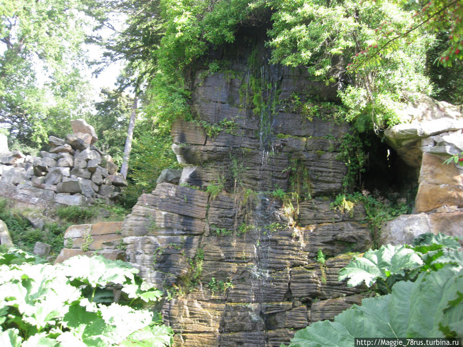 Каменный сад от дедушки хай-тека Чатсворт, Великобритания