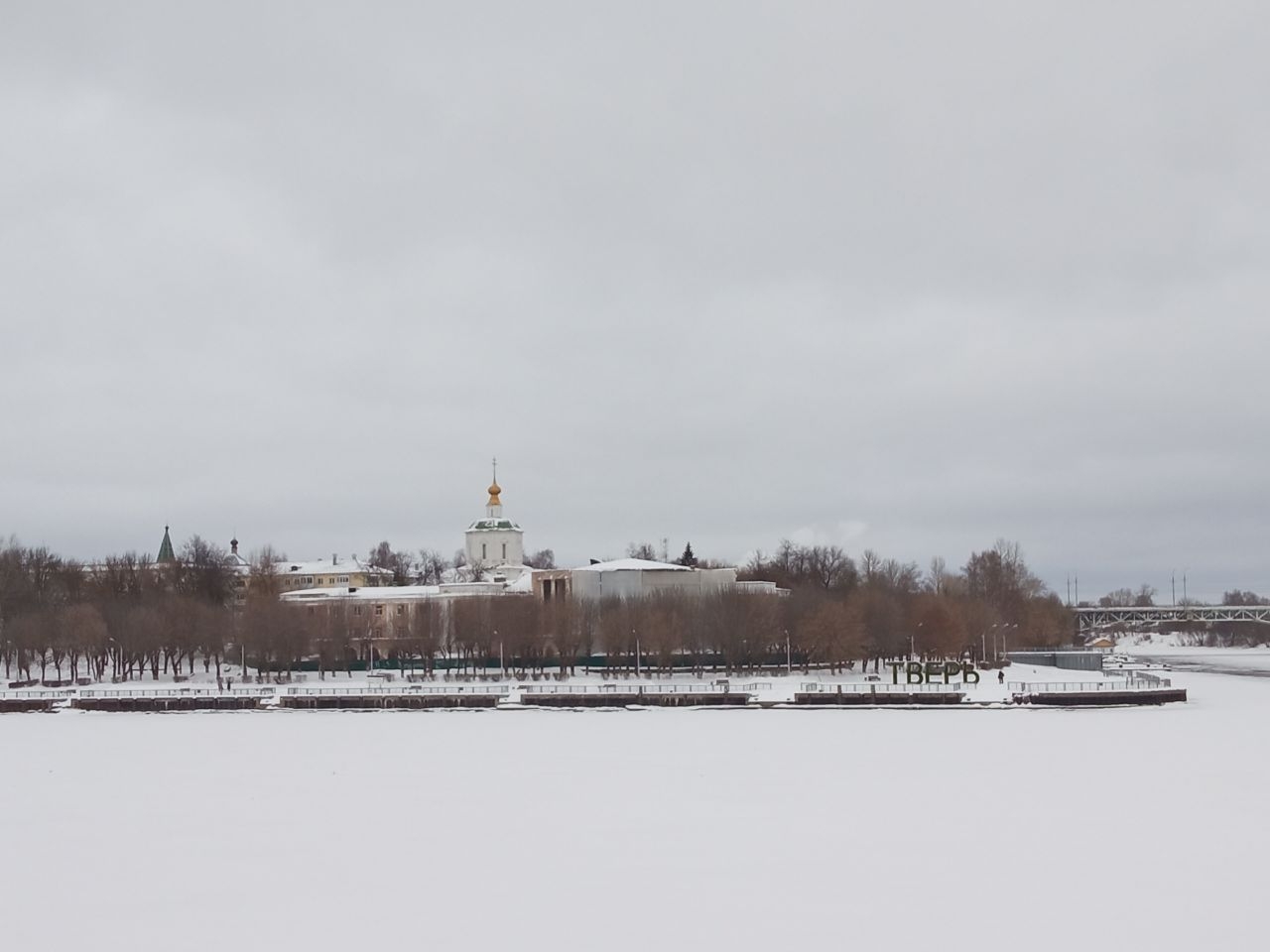 Короткая прогулка по новогодней Твери Тверь, Россия