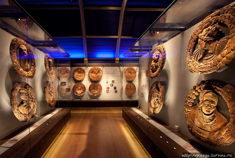 Музейная экспозиция Головок Стерлинга в заке. Фото из интернета Стерлинг, Великобритания