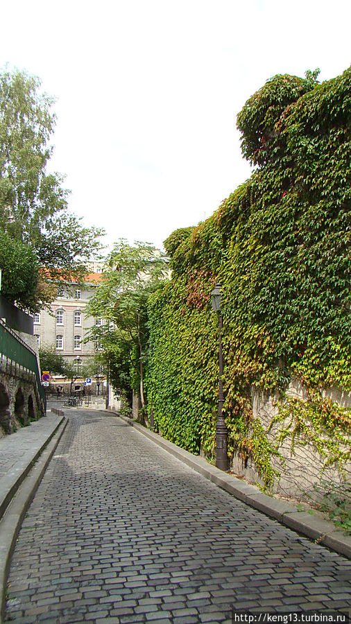 Прогулка Монмартр Париж, Франция Прогулка Монмартр Париж, Франция